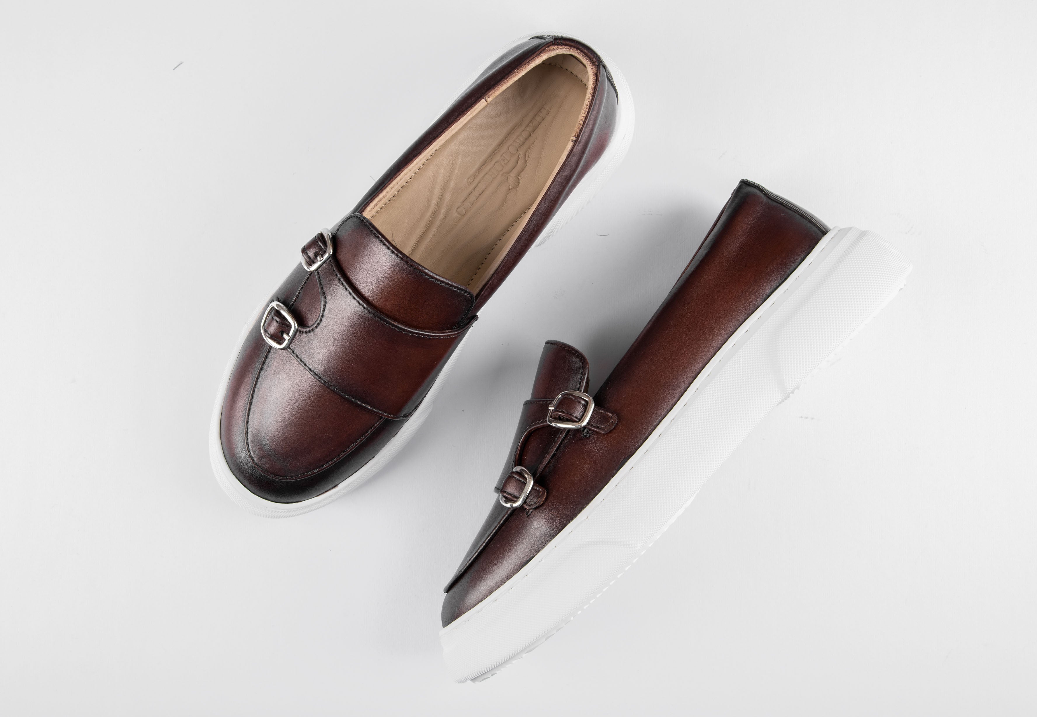 Bron | Double Buckle Brown