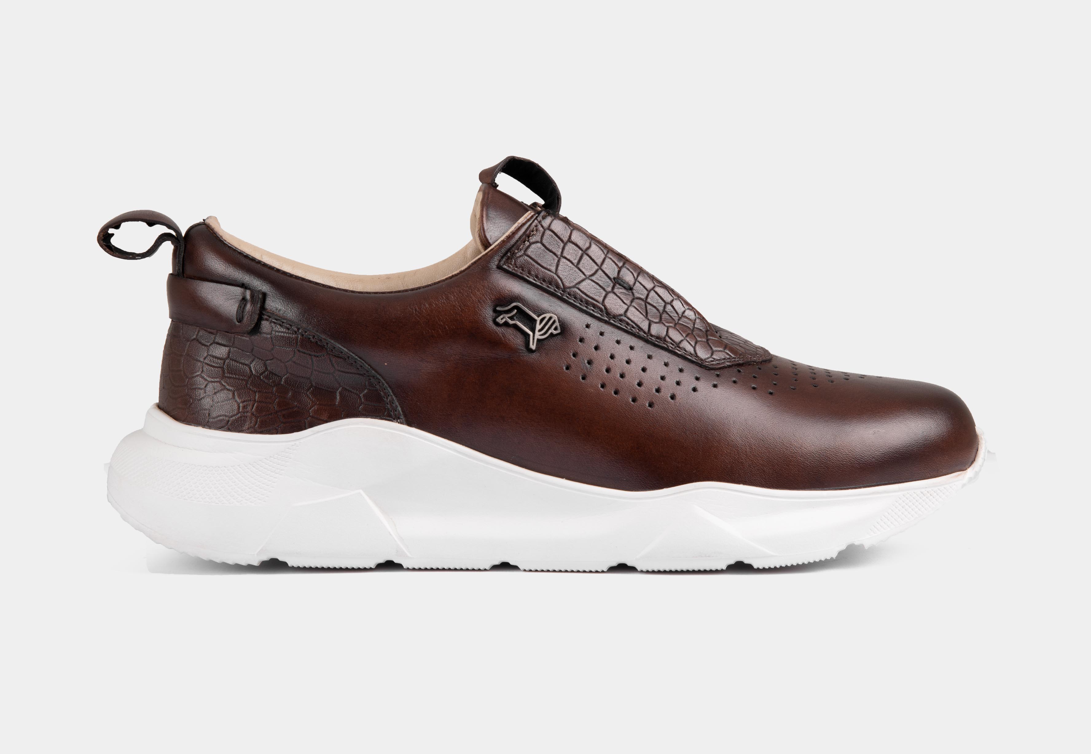 Arine brown | leather sneaker