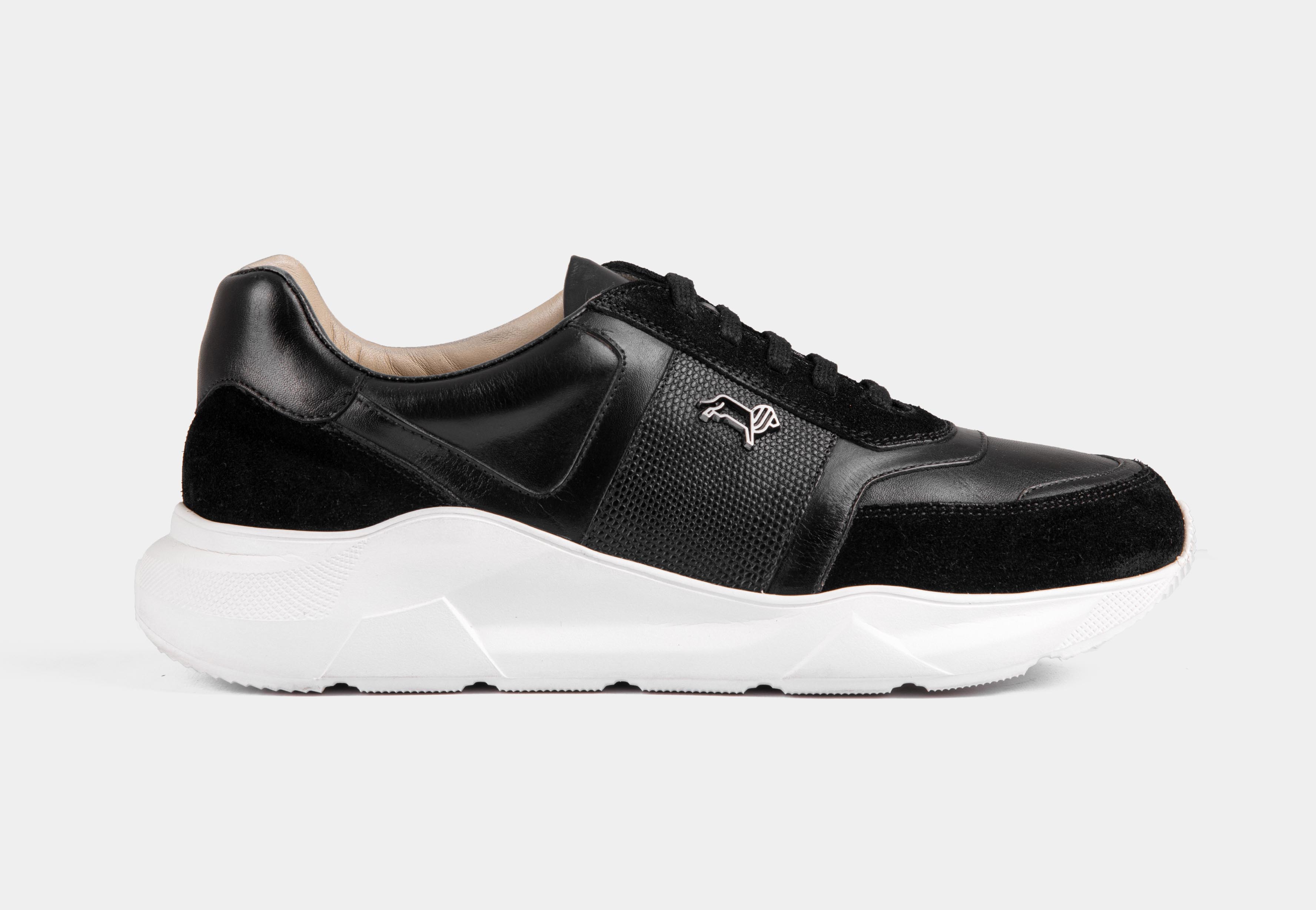 Aureo Black | Leather Sneaker