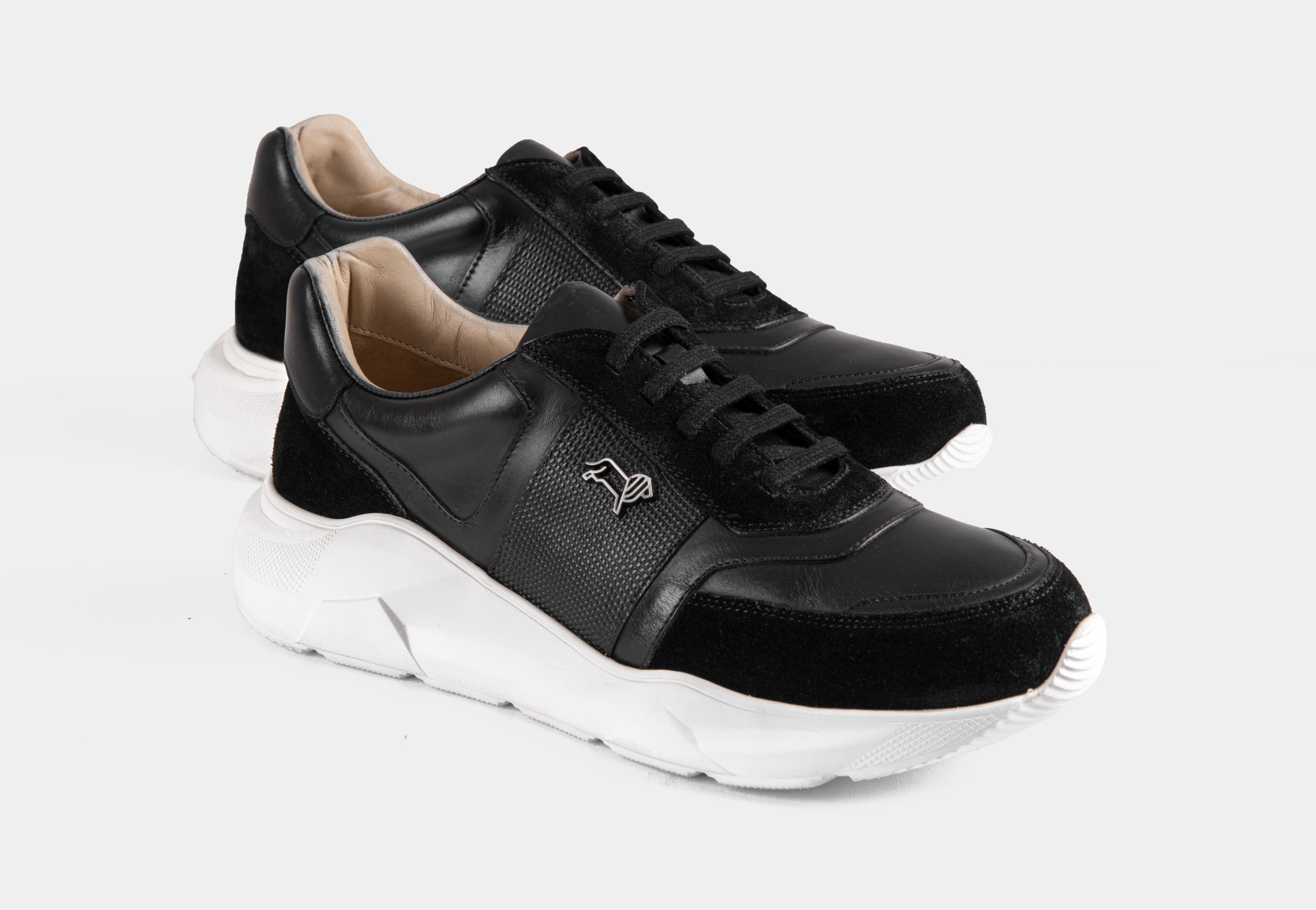 Aureo Black | Leather Sneaker