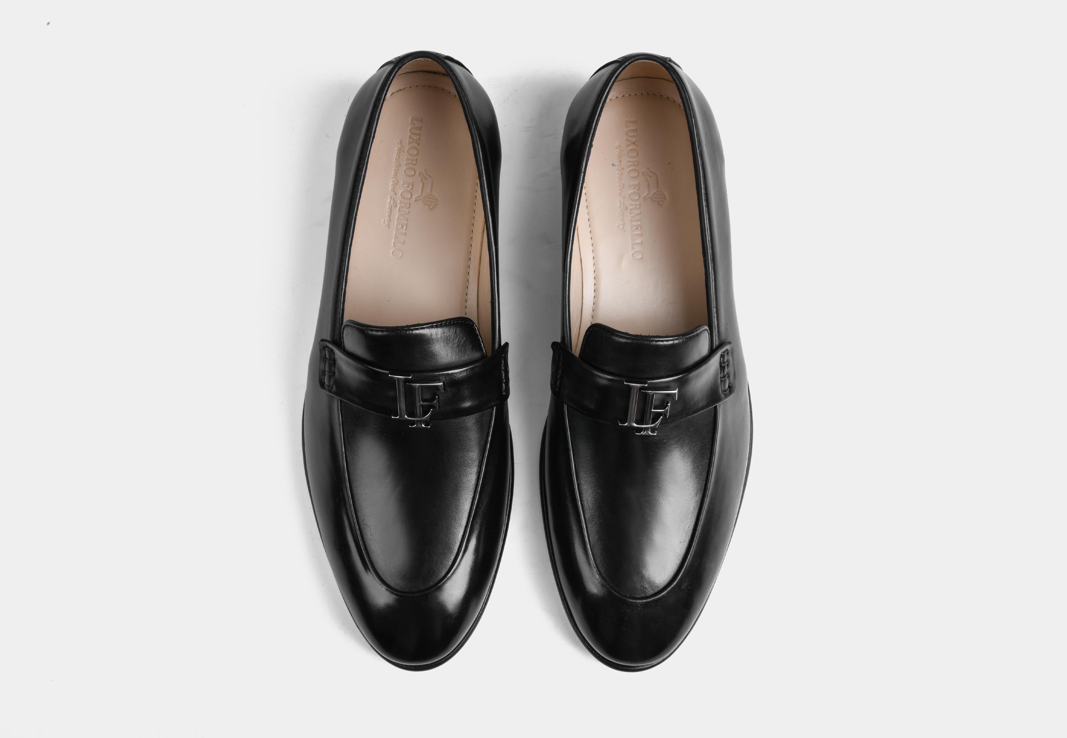 LEGENDRO | MEN BLACK SLIP-ON LOAFER SHOE