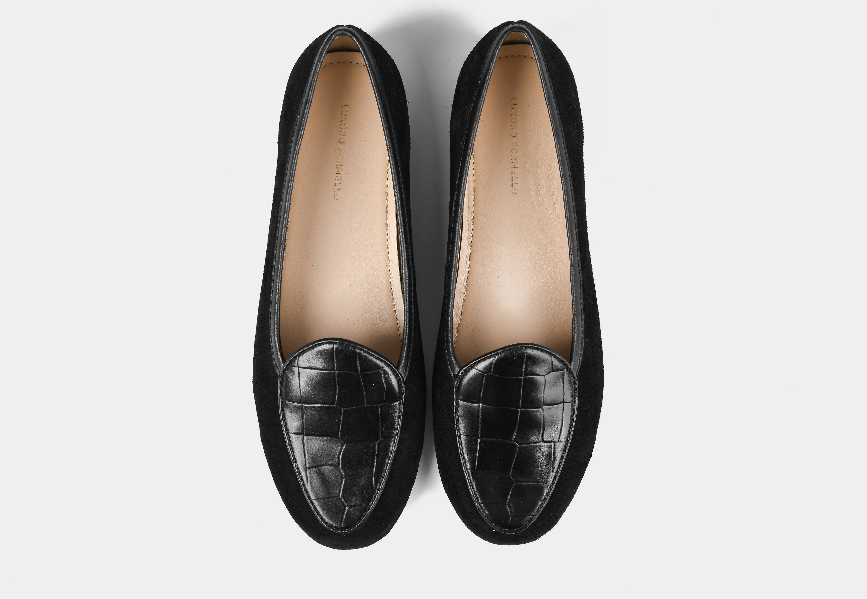 ERICA LEATHER LOAFERS IN BLACK