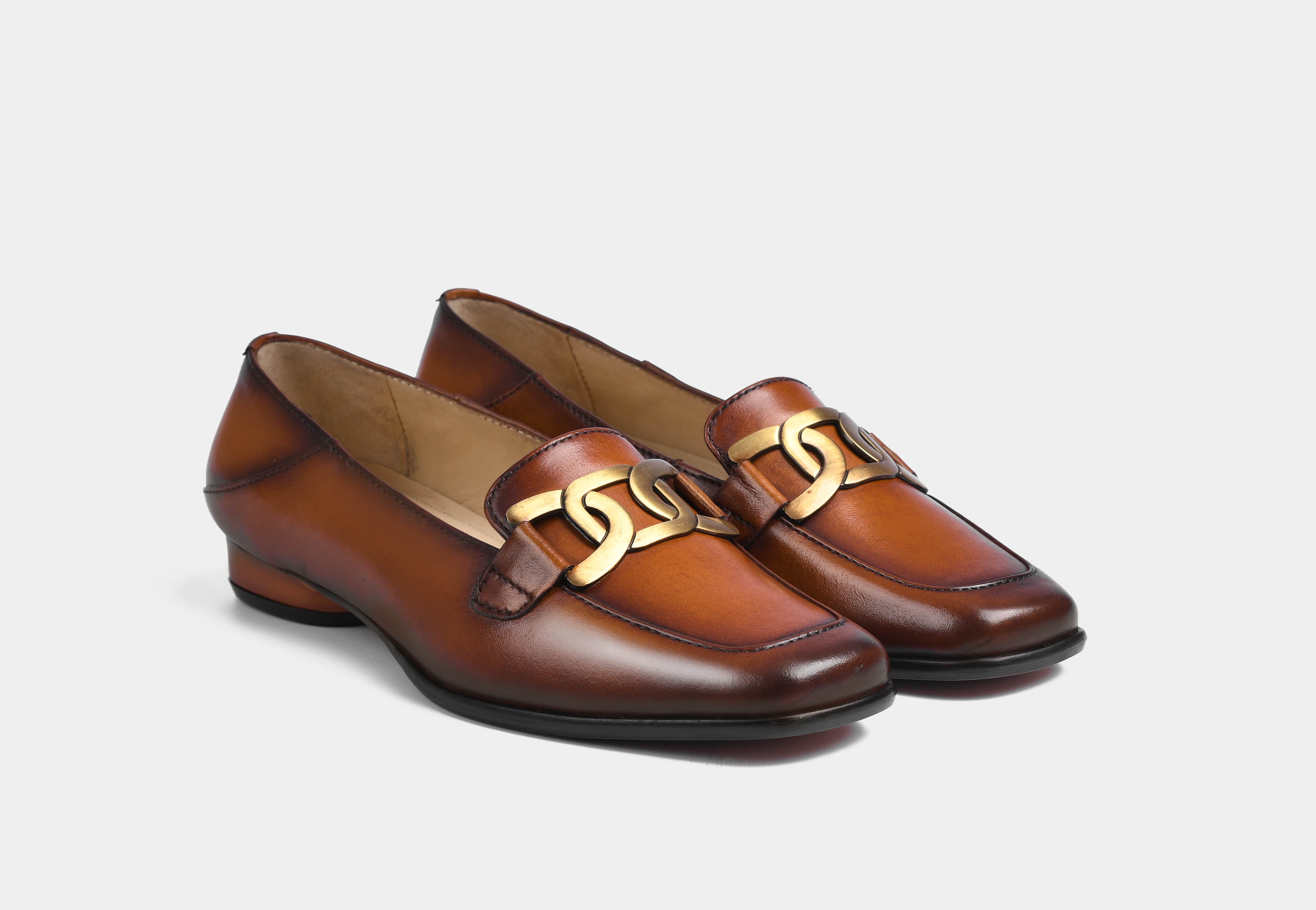 FLOREN TAN WOMEN LOAFERS
