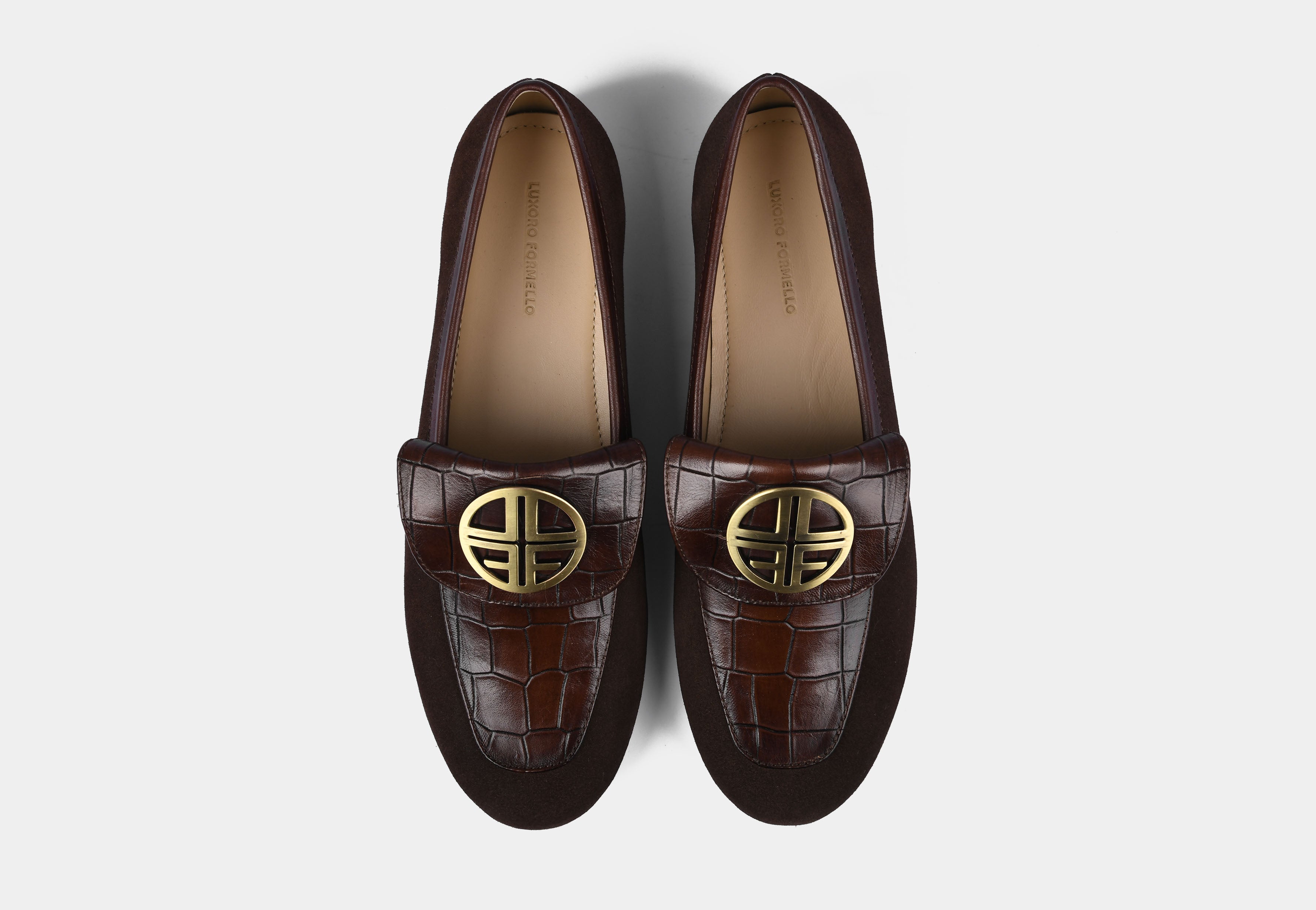 Clarisa Brown Suede women leather Loafers