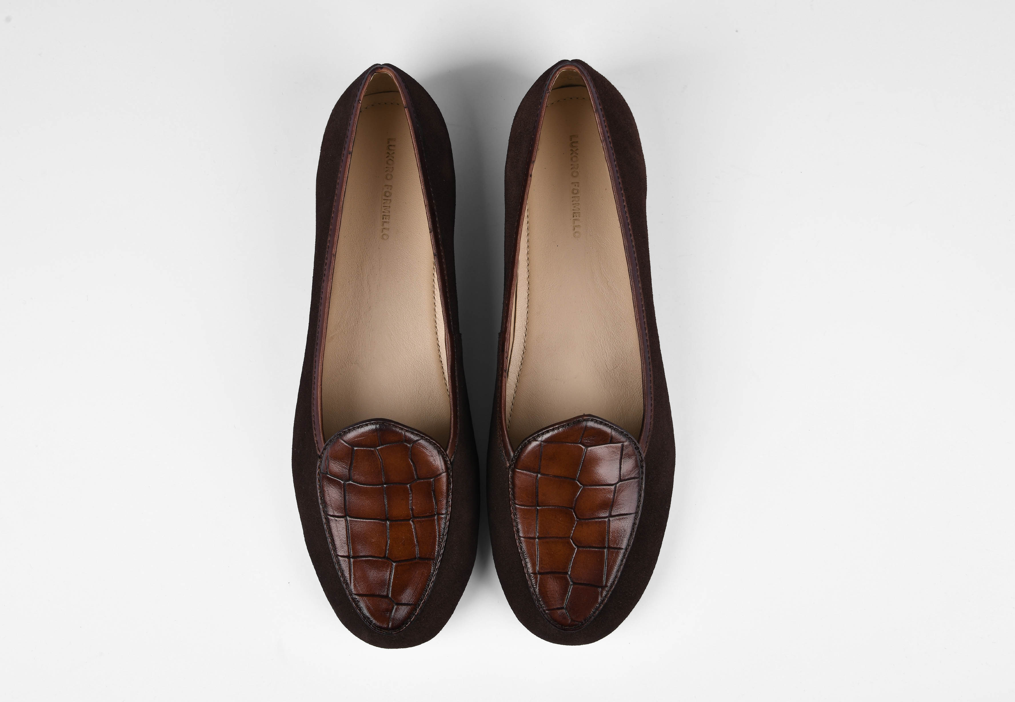 ERICA LEATHER LOAFERS IN BROWN