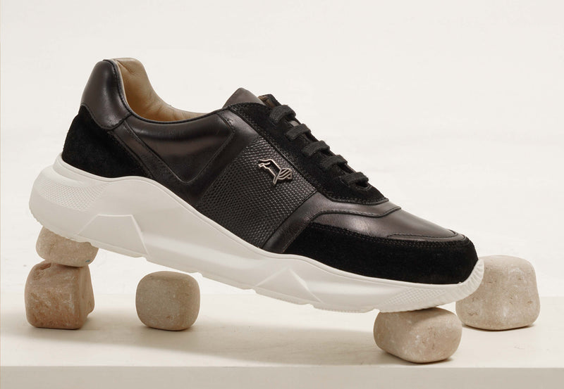 Aureo Black | Leather Sneaker