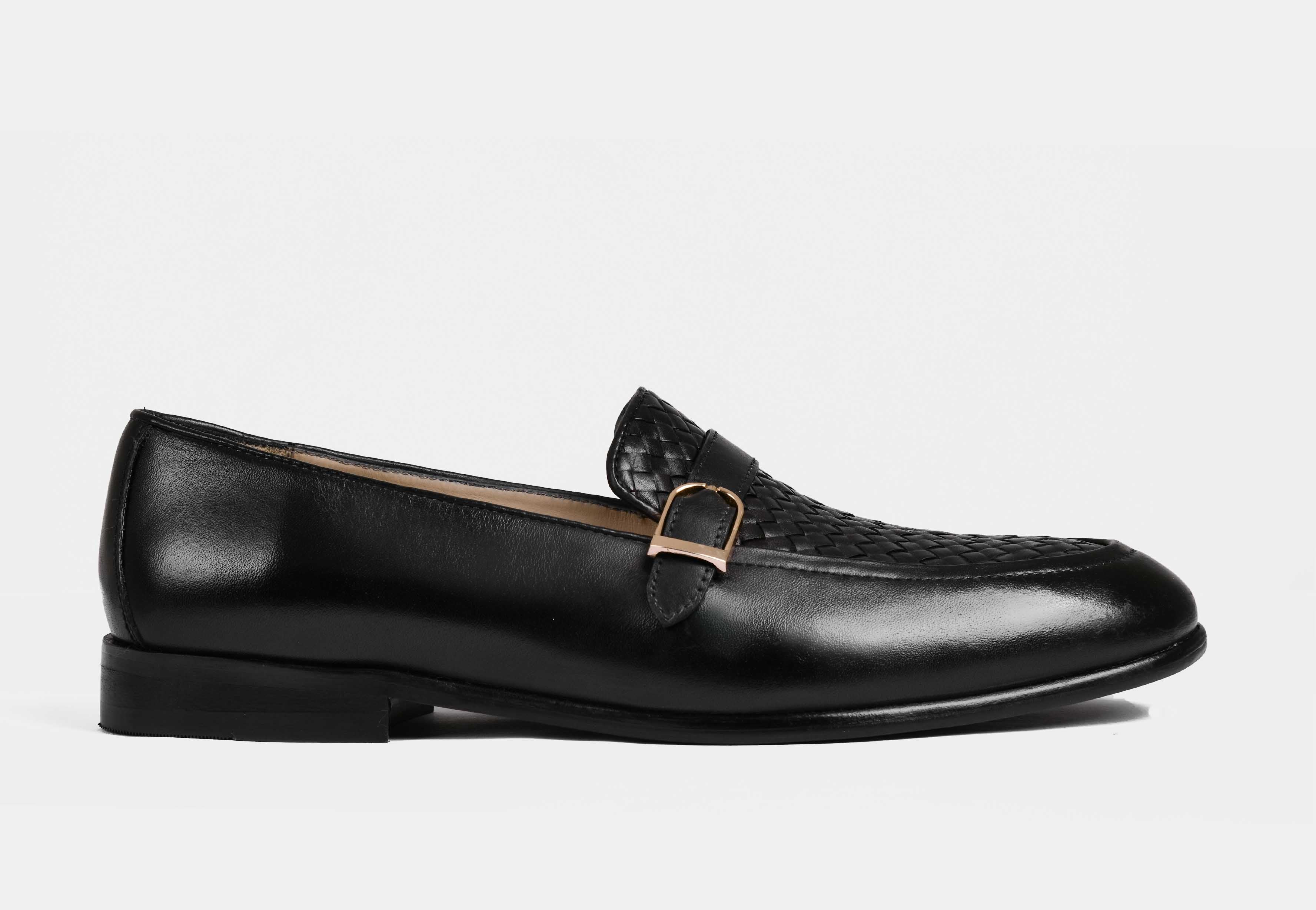 Arlow Black Weaved Buckle (SALE)