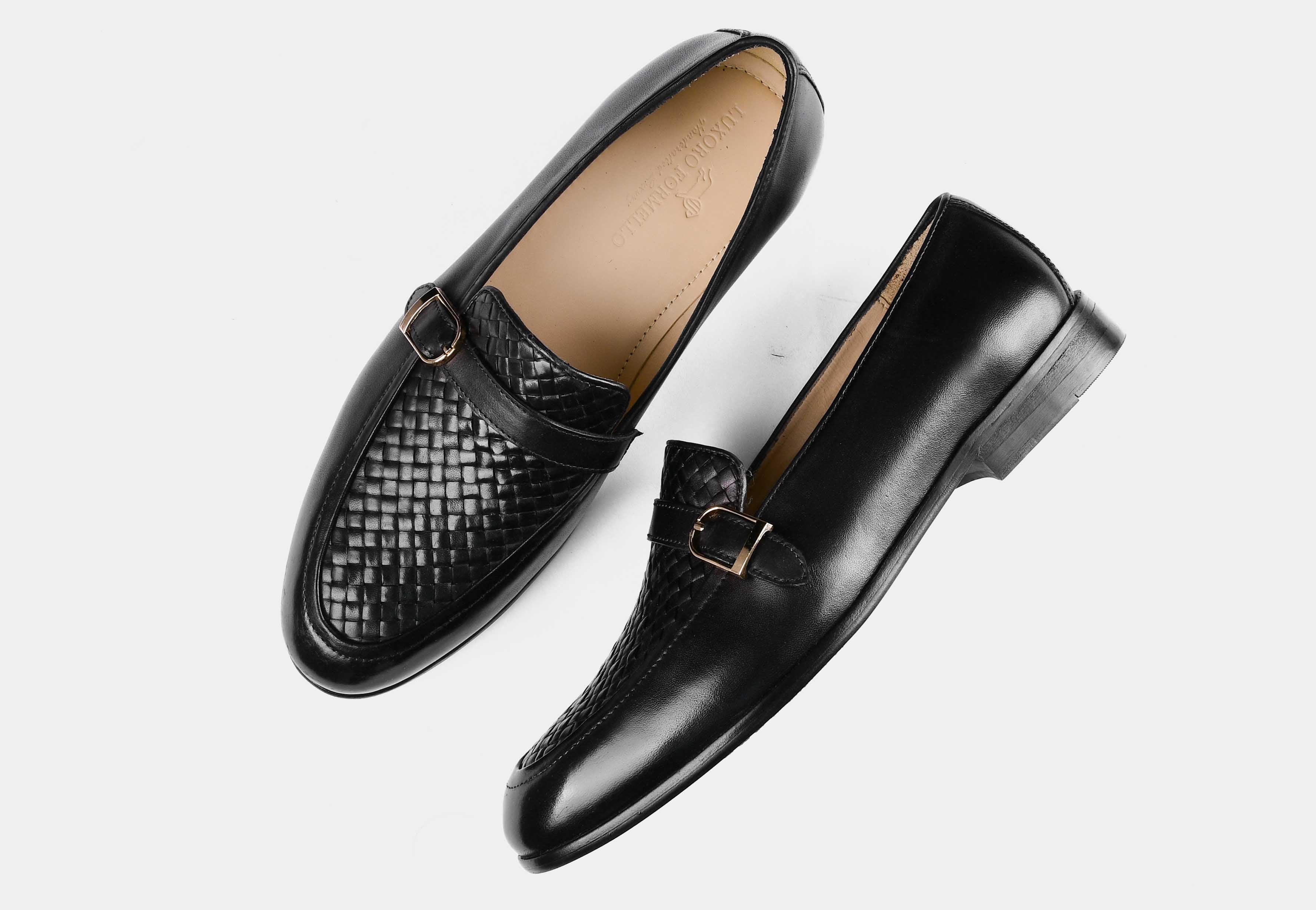Arlow Black Weaved Buckle (SALE)