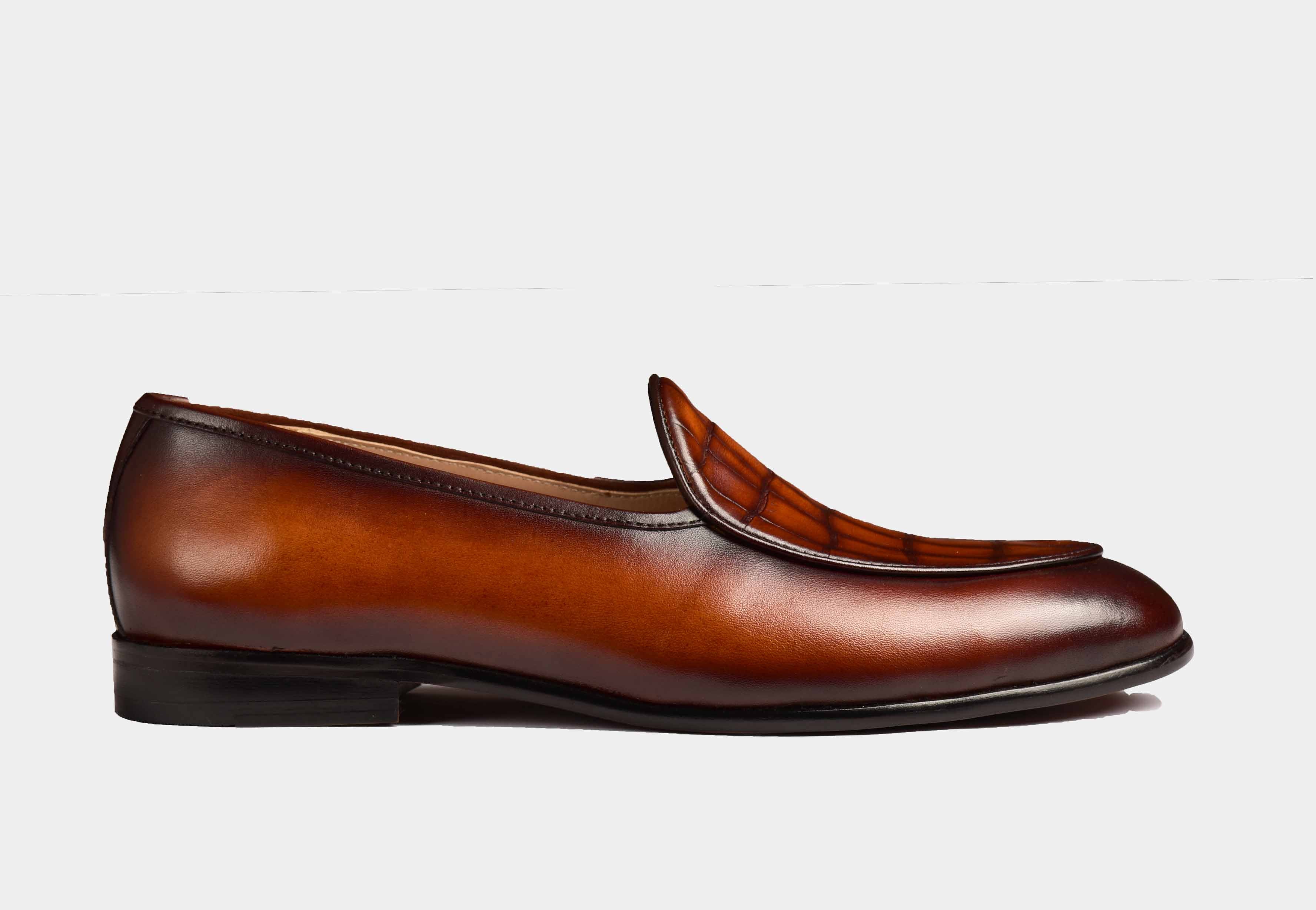ARNO | Brown Patina with Precious Leathers