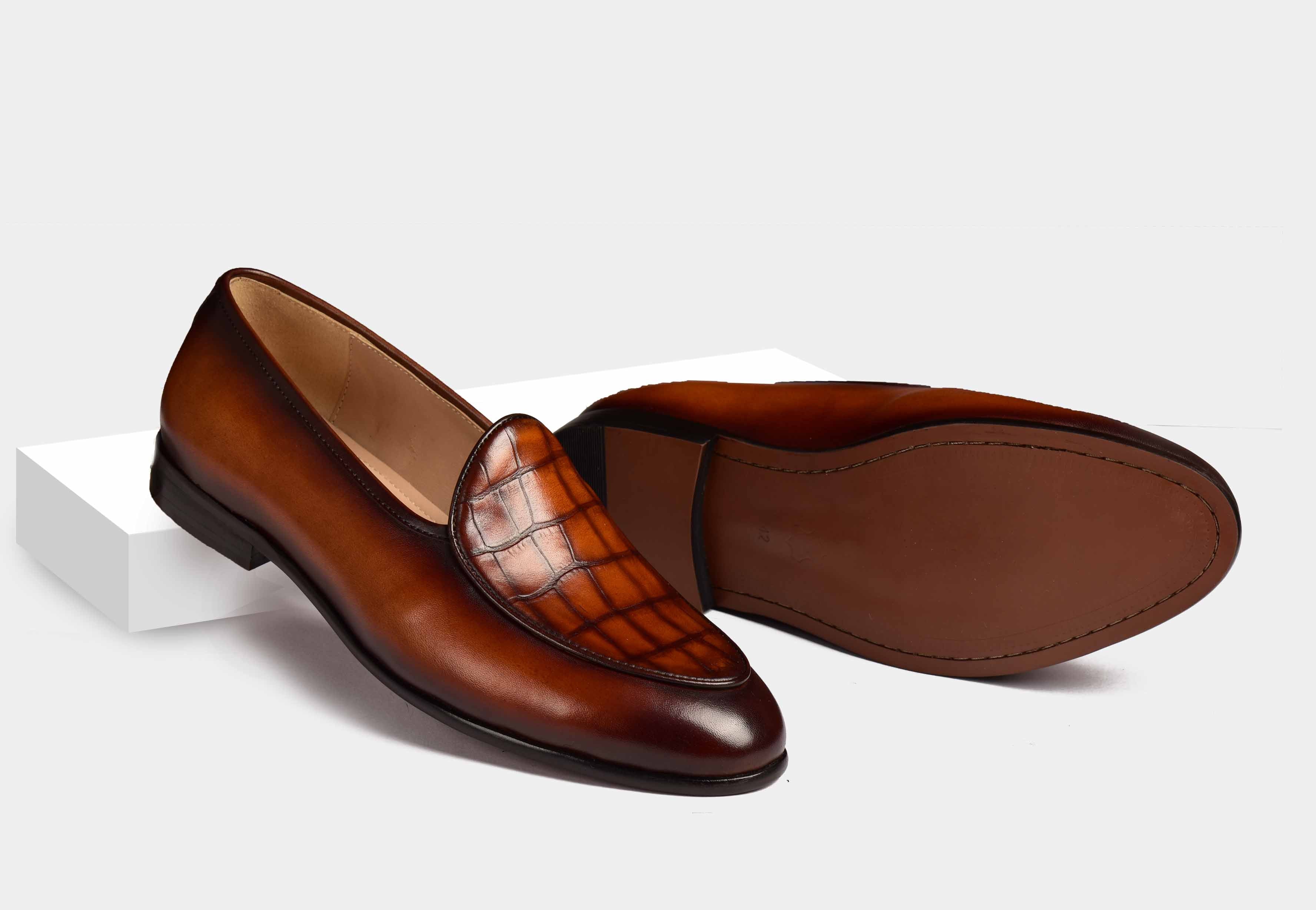 ARNO | Brown Patina with Precious Leathers