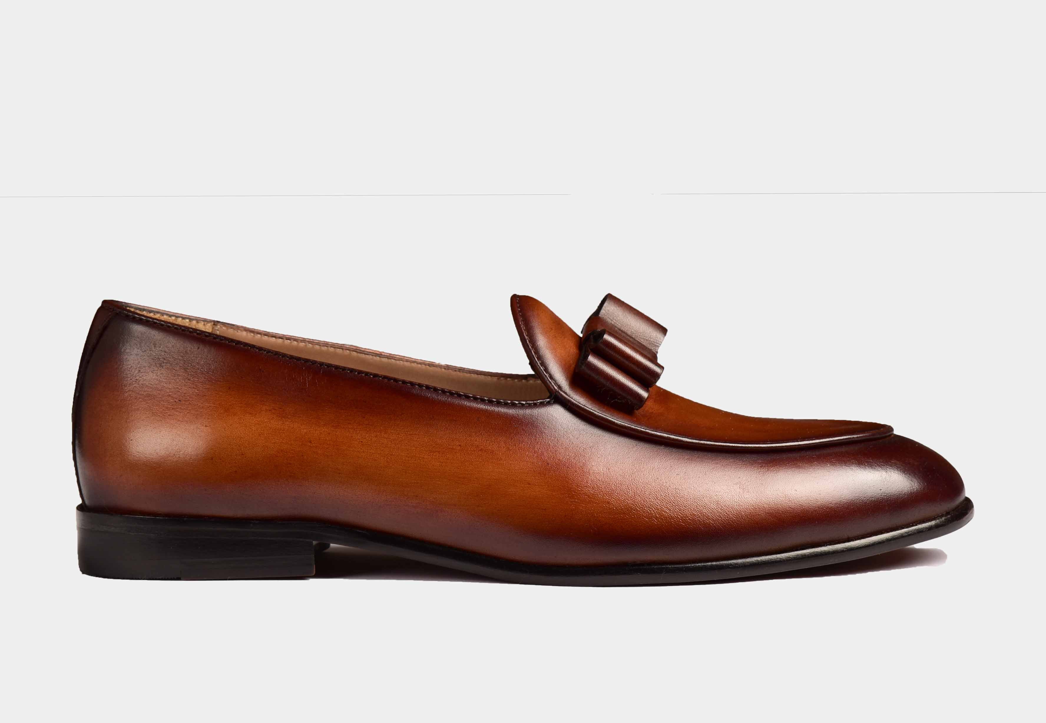 ARNO | Brown Patina with Bow-Tie Silhouette