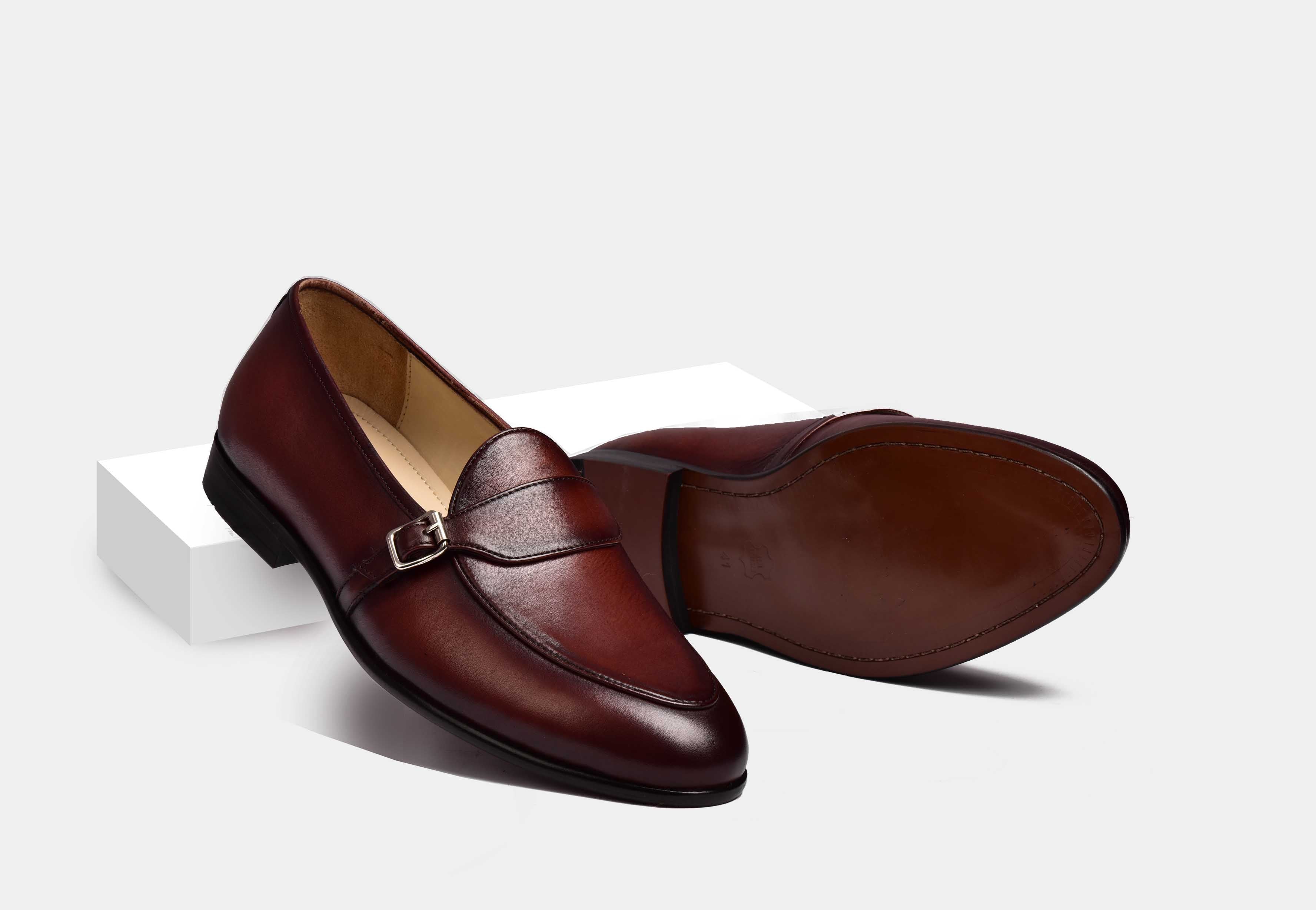 ARNO | Brown Patina With Buckle Strap