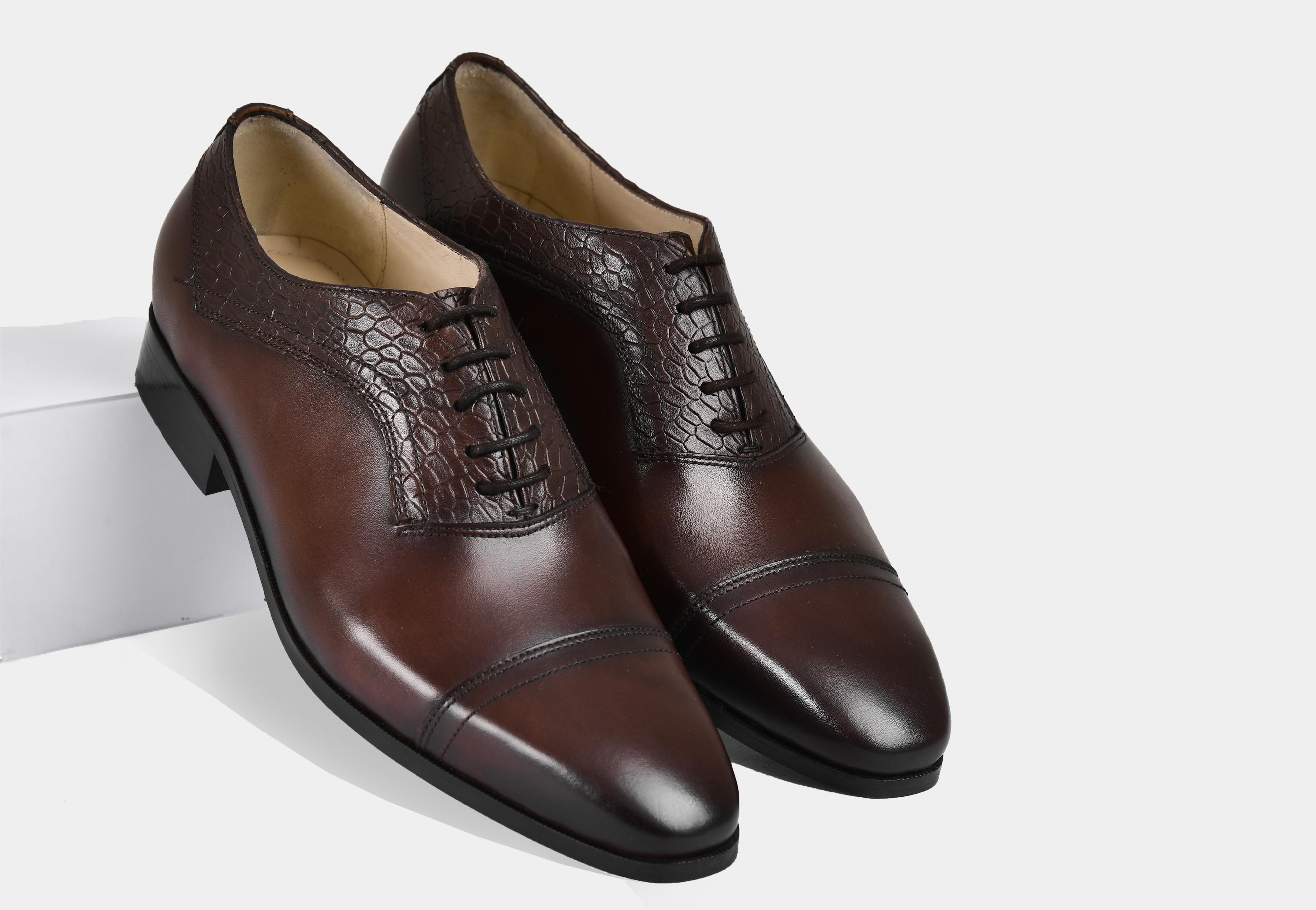Elvio | Croc Brown