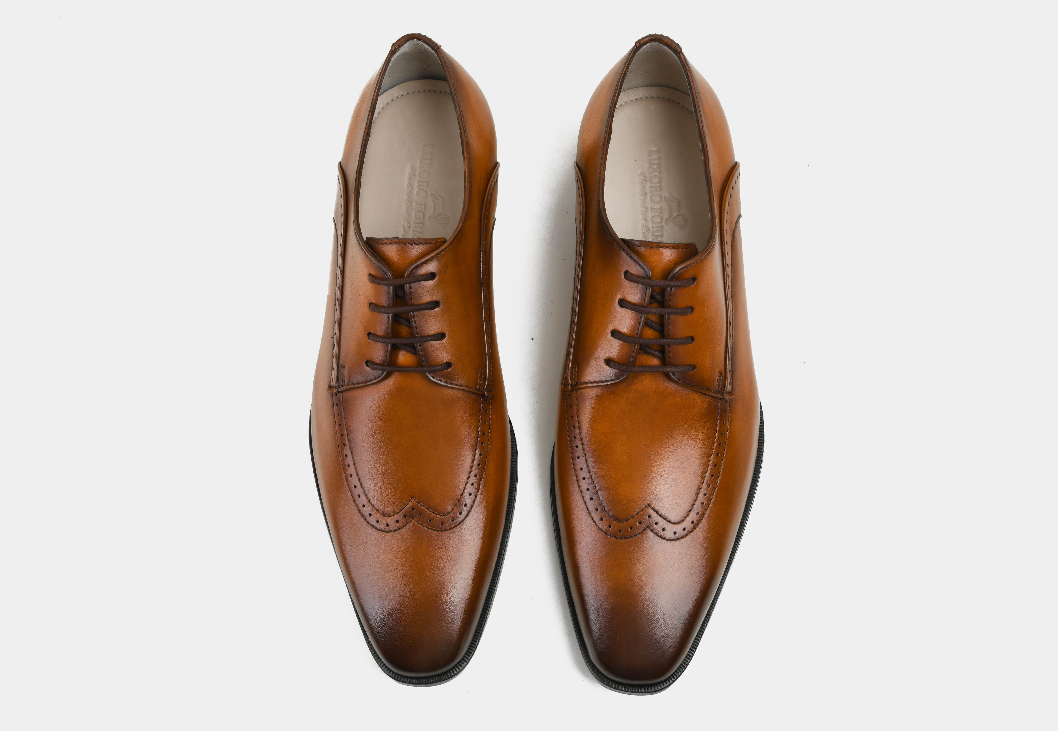 SALVATORE | MEN TAN DERBY BROGUES