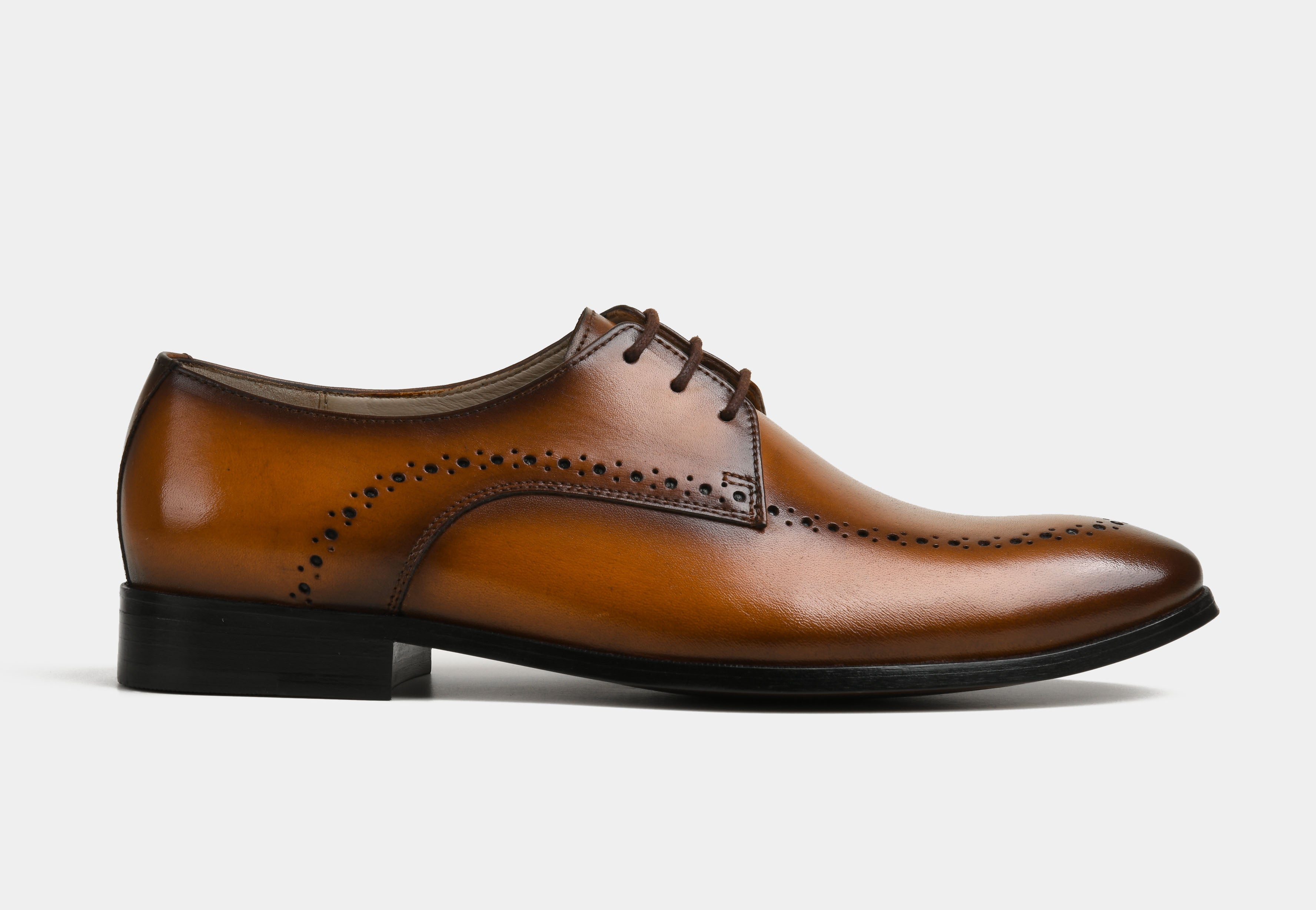 MARCELLO | MEN TAN LONGWING DERBY BROGUES