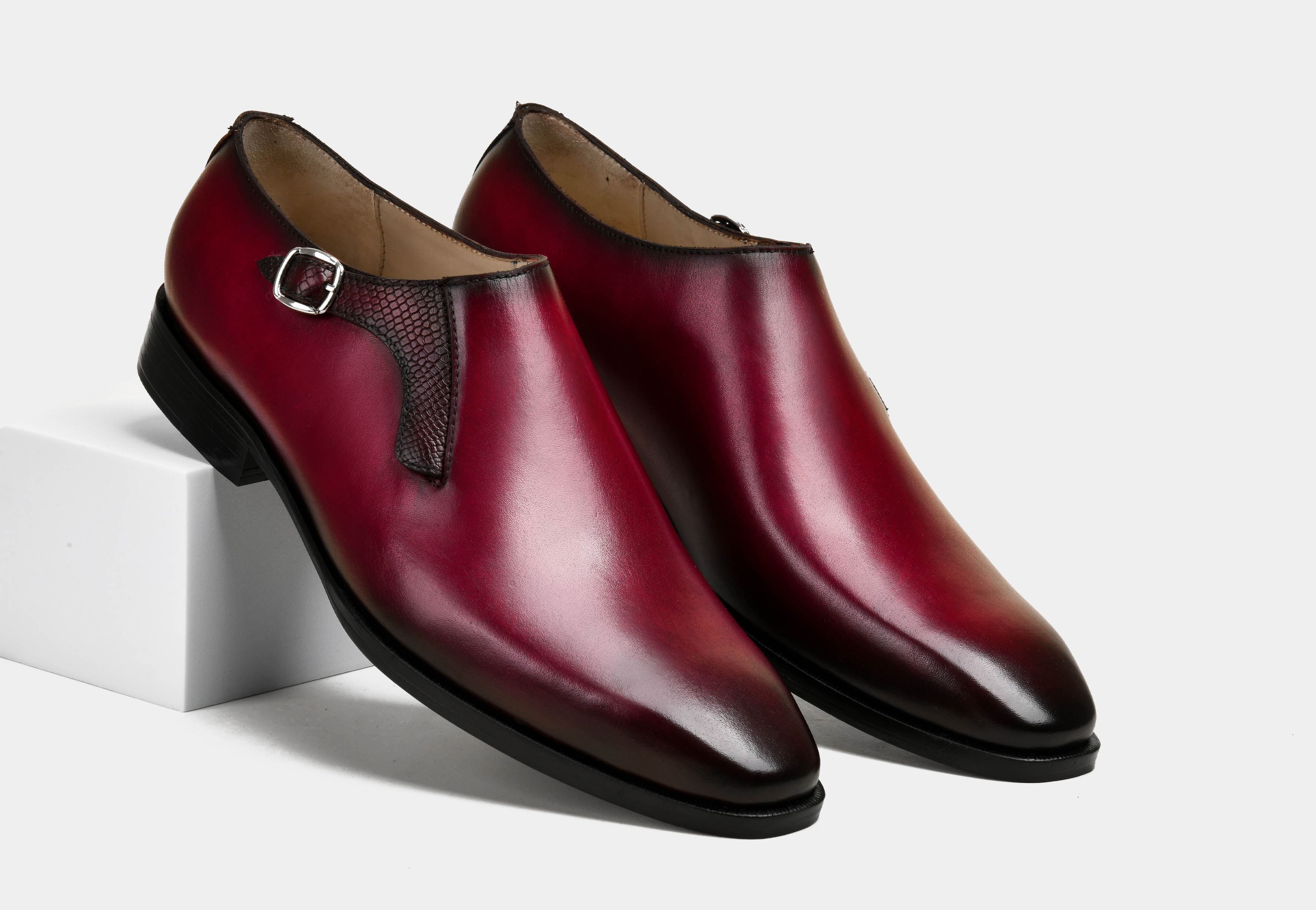 CARLO | MEN RUBY MONK STRAP SHOES