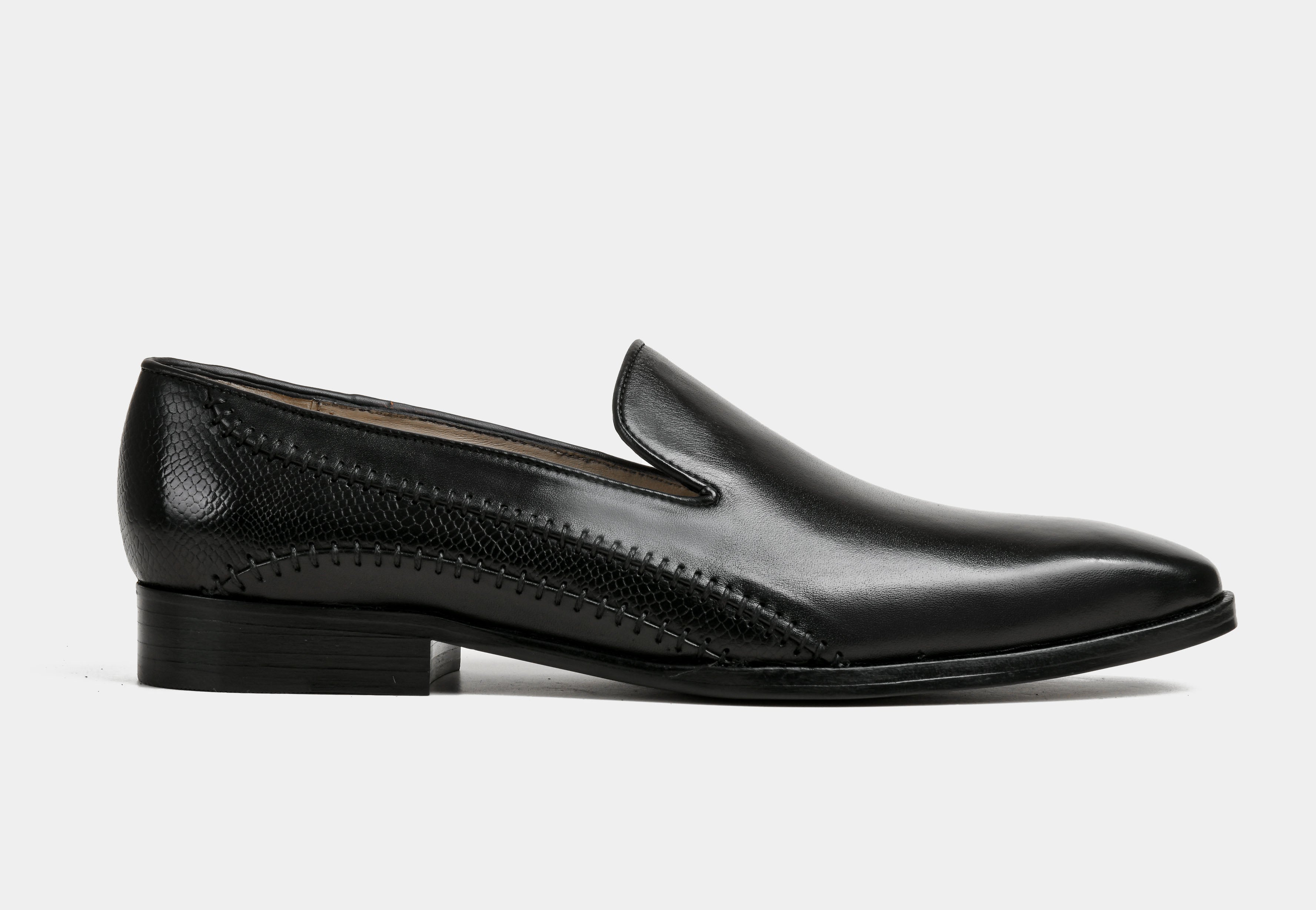 RAFFAELE | MEN BLACK LOAFERS