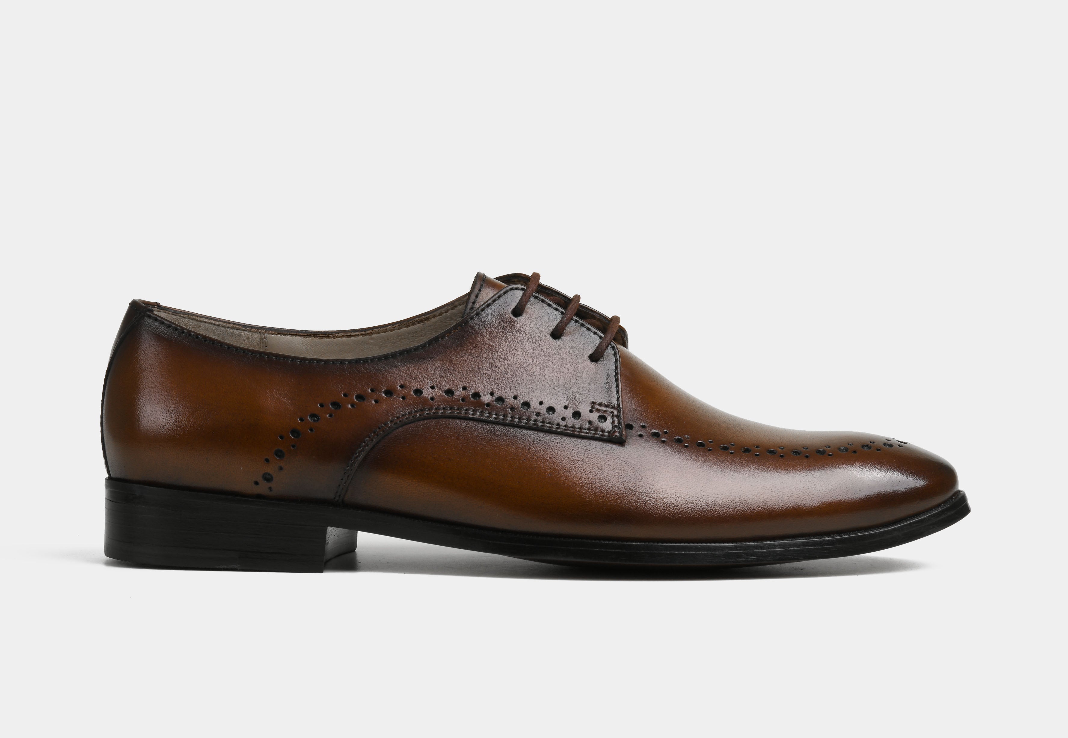 MARCELLO | MEN BROWN LONGWING DERBY BROGUES