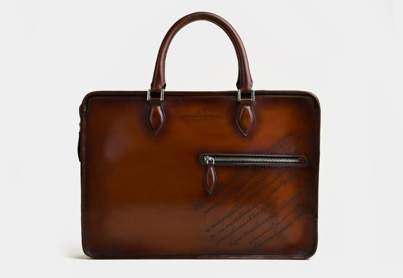 'Timeless Heritage' Leather Briefcase Bag