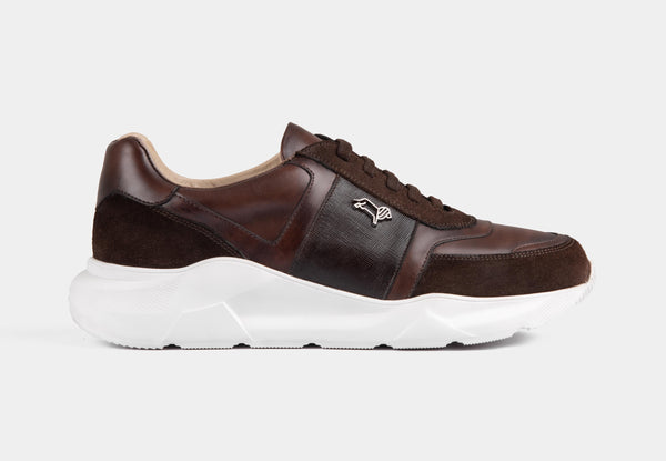 Aureo brown | leather sneaker