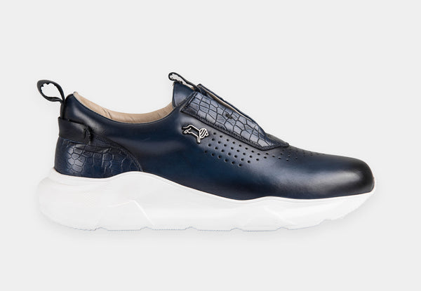 Arine blue | Leather Sneaker