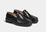 Black Leather Loafers | SoleSculpt Lite