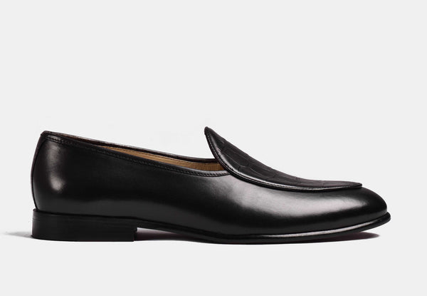 ARNO | Black Patina With Precious Leathers - [SALE]