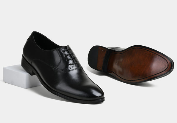 ANTON | BLACK LEATHER OXFORD