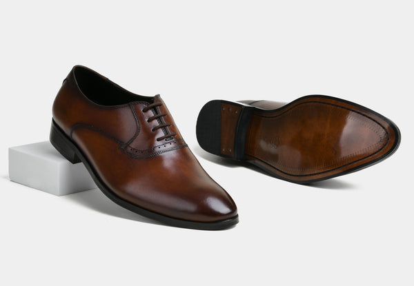 ANTON | BROWN LEATHER OXFORD