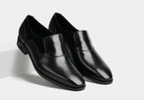 ROMERO | MEN BLACK FORMAL SLIP-ONS