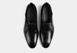 ROMERO | MEN BLACK FORMAL SLIP-ONS