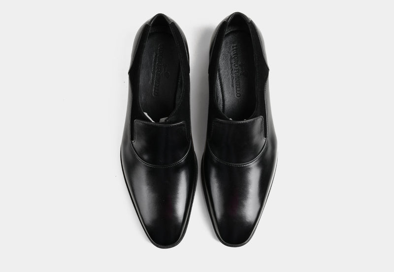 ROMERO | MEN BLACK FORMAL SLIP-ONS