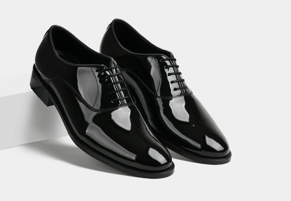 MARCEL | CLASSIC PLAIN TOE PATENT OXFORD