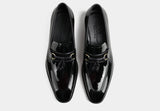 DORIAN | MEN PATENT BLACK TASSEL LOAFERS