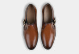 WESLEY | MEN TAN SINGLE MONK SLIP-ON