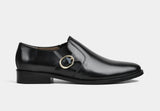 WESLEY | MEN BLACK SINGLE MONK SLIP-ON