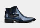 MARCUS | MEN BUCKLE BOOTS IN BLUE