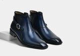 MARCUS | MEN BUCKLE BOOTS IN BLUE