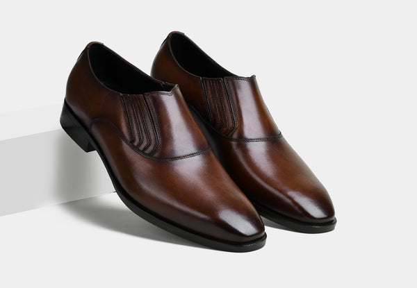 LASTIK | BROWN MEN LEATHER LOAFERS