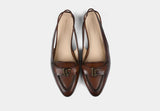 Marisol Brown Patina Kitten Pump