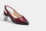 RENICIA SLINGBACK IN WINE PATINA