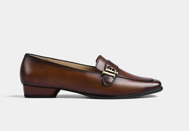 EMERAL BROWN WOMEN LOAFERS
