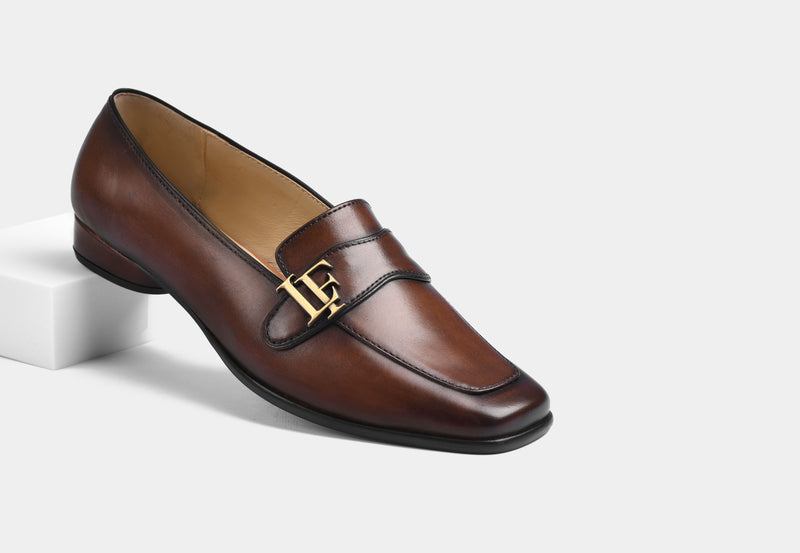 EMERAL BROWN WOMEN LOAFERS
