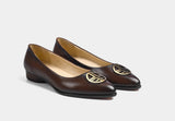 MIRELLA WOMEN LOAFERS IN BROWN LEATHER