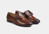 CLARISA BROWN LEATHER WOMEN LOAFERS