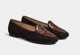 ERICA LEATHER LOAFERS IN BROWN