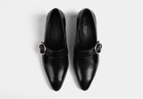 LEONIE BLACK WOMEN LEATHER PUMPS