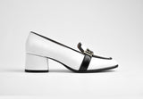 Ophelian Duotone Black white women pumps