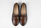 Lucio Brown Leather women loafers