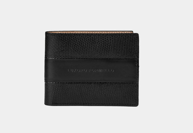 Stingray Textured Black | Leather wallet